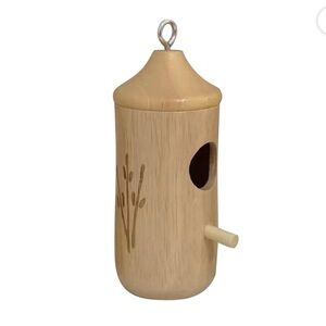 Hummingbird House, bamboo Outdoor Garden Hanging Bird Feeder